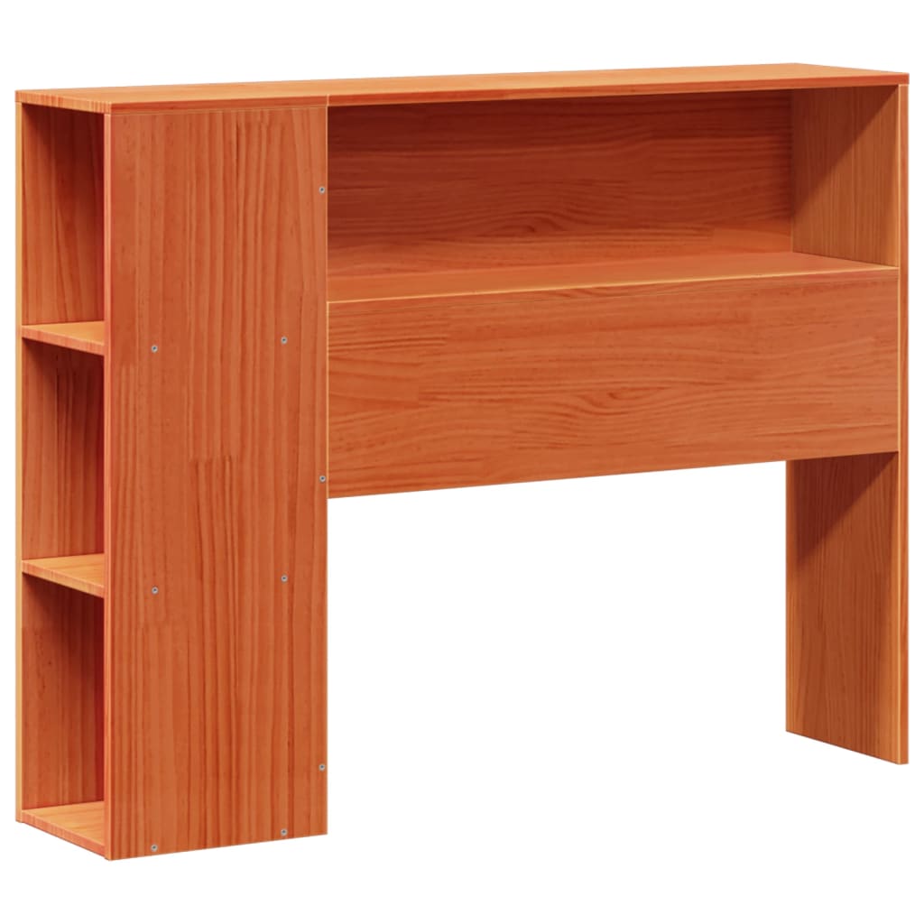 Cadre de lit sans matelas cire marron 100x200cm bois pin massif - XIOS