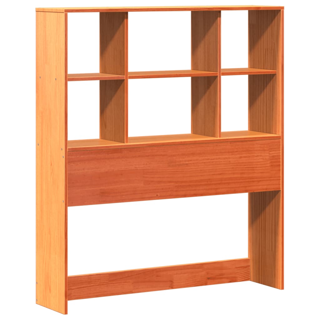 Cadre de lit sans matelas cire marron 100x200cm bois pin massif - XIOS