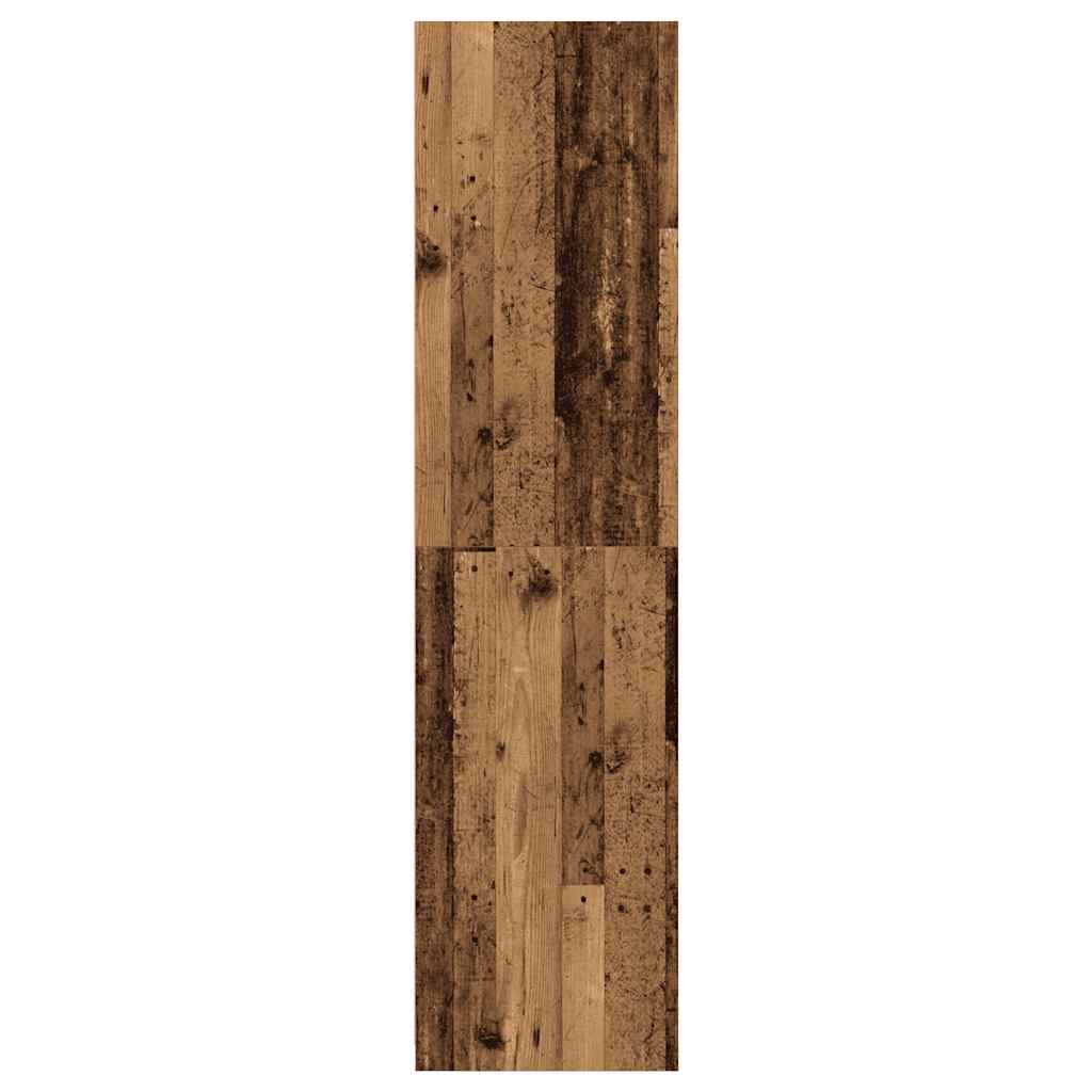 Garde-robe vieux bois 100x50x200 cm bois d'ingénierie - XIOS