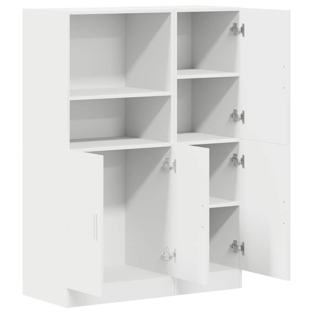 Ensemble d'armoires de cuisine 2 pcs blanc bois d'ingénierie - XIOS