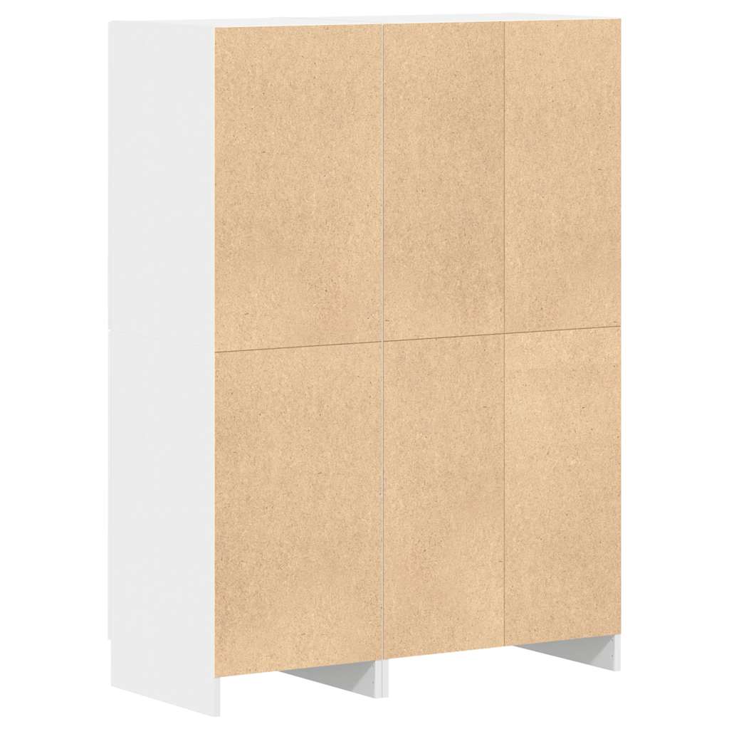 Ensemble d'armoires de cuisine 2 pcs blanc bois d'ingénierie - XIOS