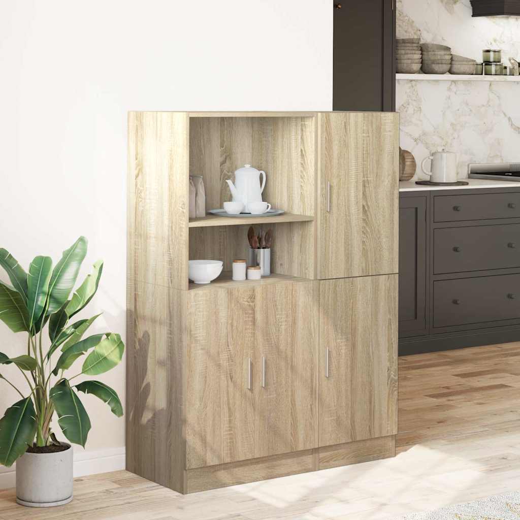 Ensemble d'armoires de cuisine 2 pcs chêne sonoma - XIOS