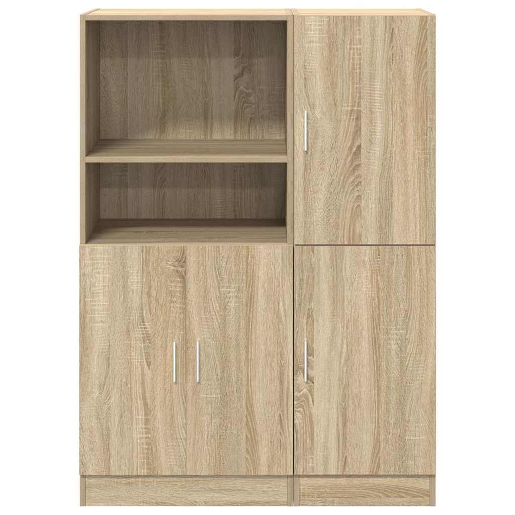 Ensemble d'armoires de cuisine 2 pcs chêne sonoma - XIOS