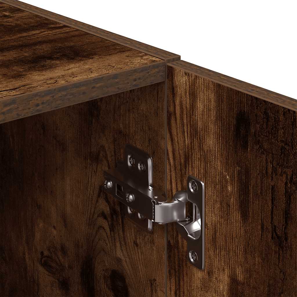 Ensemble d'armoires de cuisine 2 pcs chêne fumé bois ingénierie - XIOS