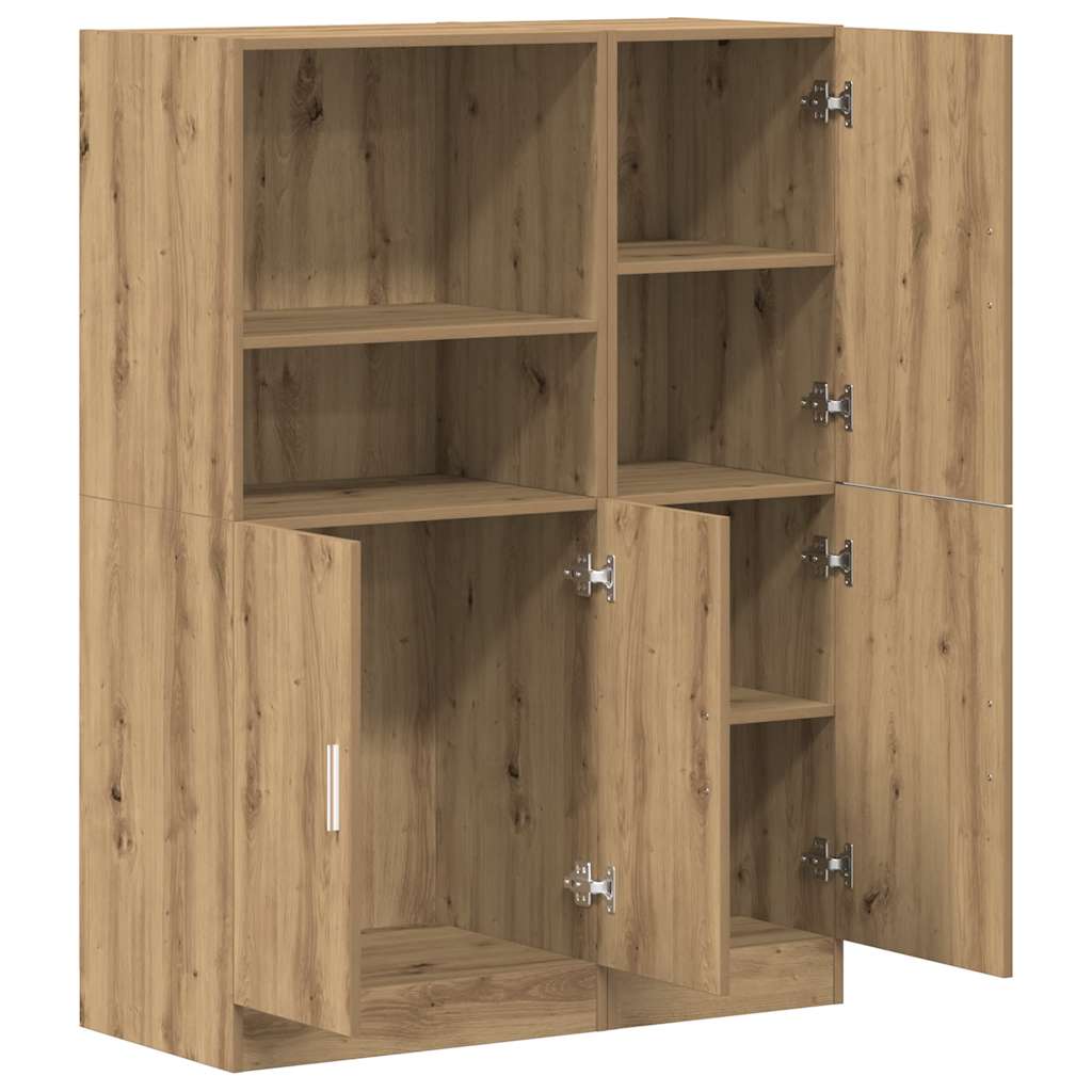 Ensemble d'armoires de cuisine 2 pcs chêne artisanal - XIOS