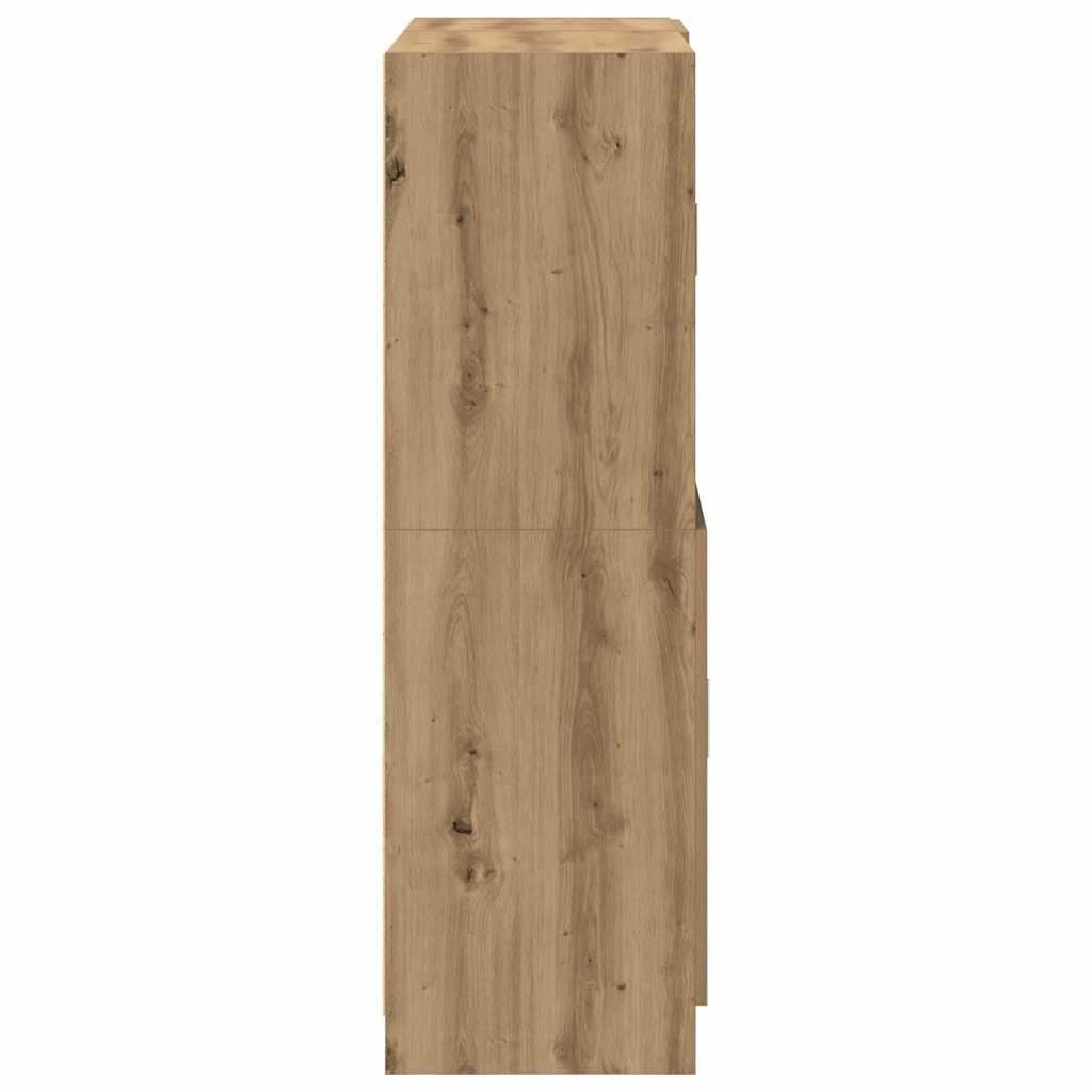 Ensemble d'armoires de cuisine 2 pcs chêne artisanal - XIOS