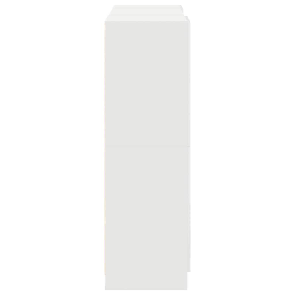 Ensemble d'armoires de cuisine 3 pcs blanc bois d'ingénierie