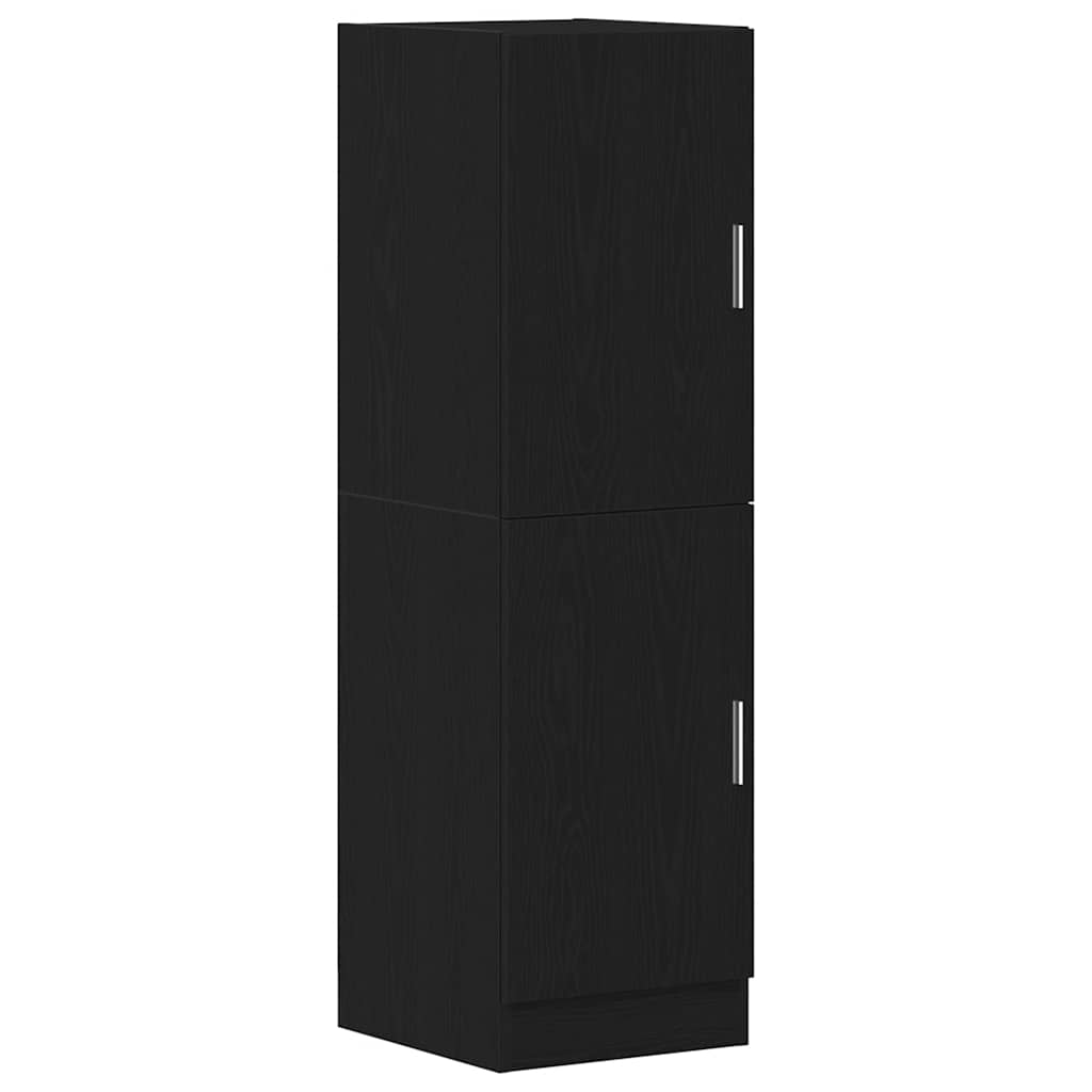 Ensemble d'armoires de cuisine 3 pcs noir bois d'ingénierie - XIOS