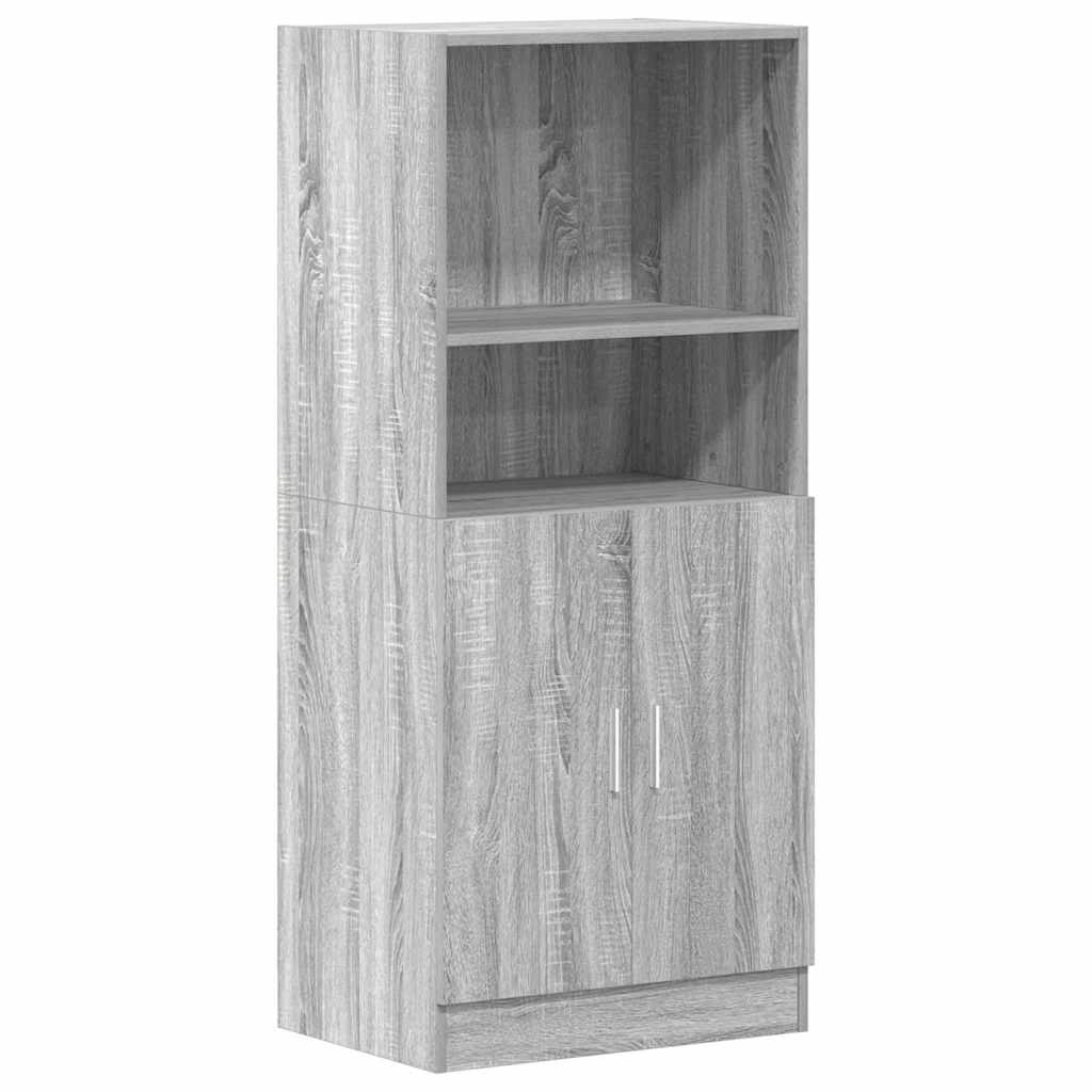 Ensemble d'armoires de cuisine 3 pcs sonoma gris - XIOS