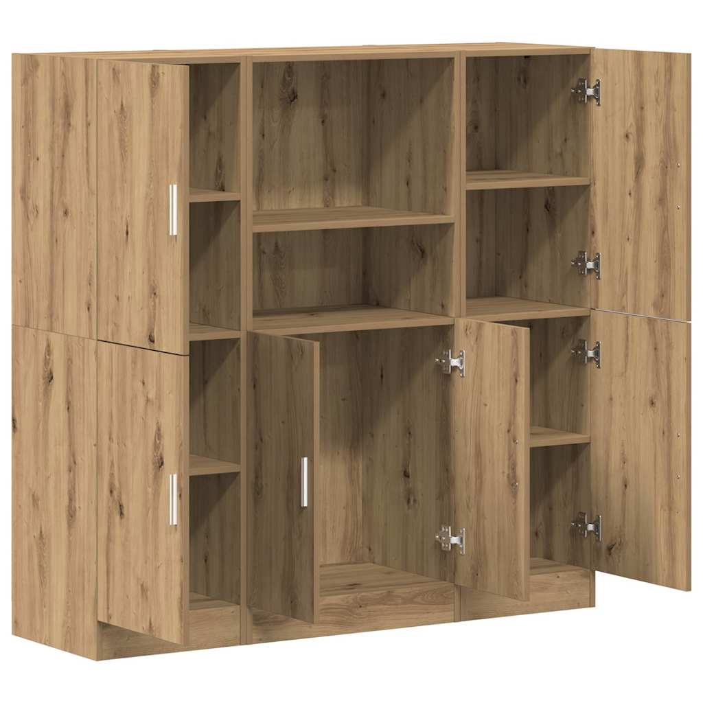 Ensemble d'armoires de cuisine 3 pcs chêne artisanal - XIOS