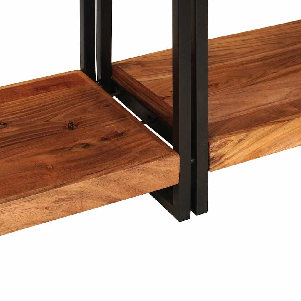 Tables console avec tiroir 2 pcs Marron Bois d'Acacia Massif - XIOS