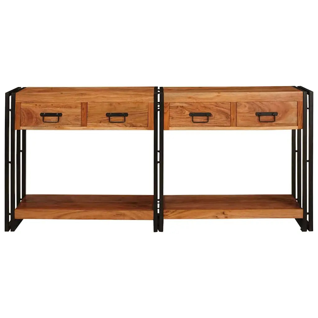 Tables console 2 pc Marron 161 x 33 x 75 cm - XIOS