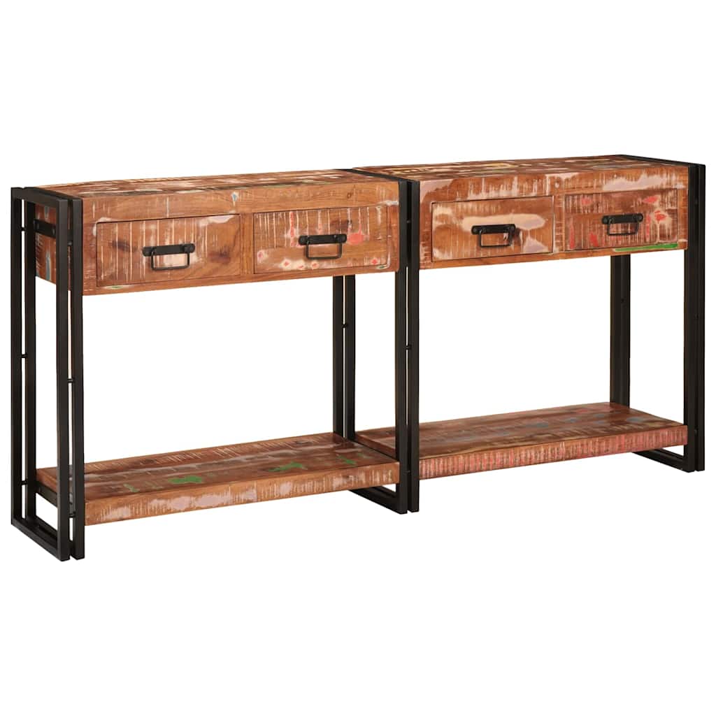 Tables console 2 pc Multicolore 161 x 33 x 75 cm - XIOS
