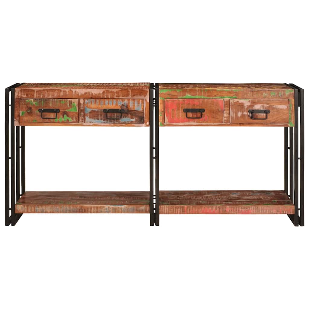 Tables console avec tiroir 2 pcs Multicolore 161 x 33 x 75 cm - XIOS