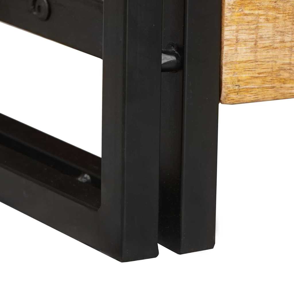 Table console 2 pcs Marron Bois de manguier brut massif - XIOS