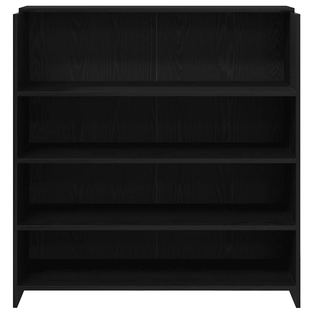 Bureau de réception Chêne noir 100x50x103,5 cm Bois d'ingénierie