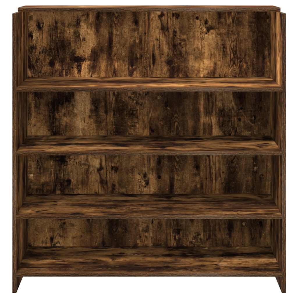 Bureau de réception chêne fumé 100x50x103,5cm bois d'ingénierie - XIOS