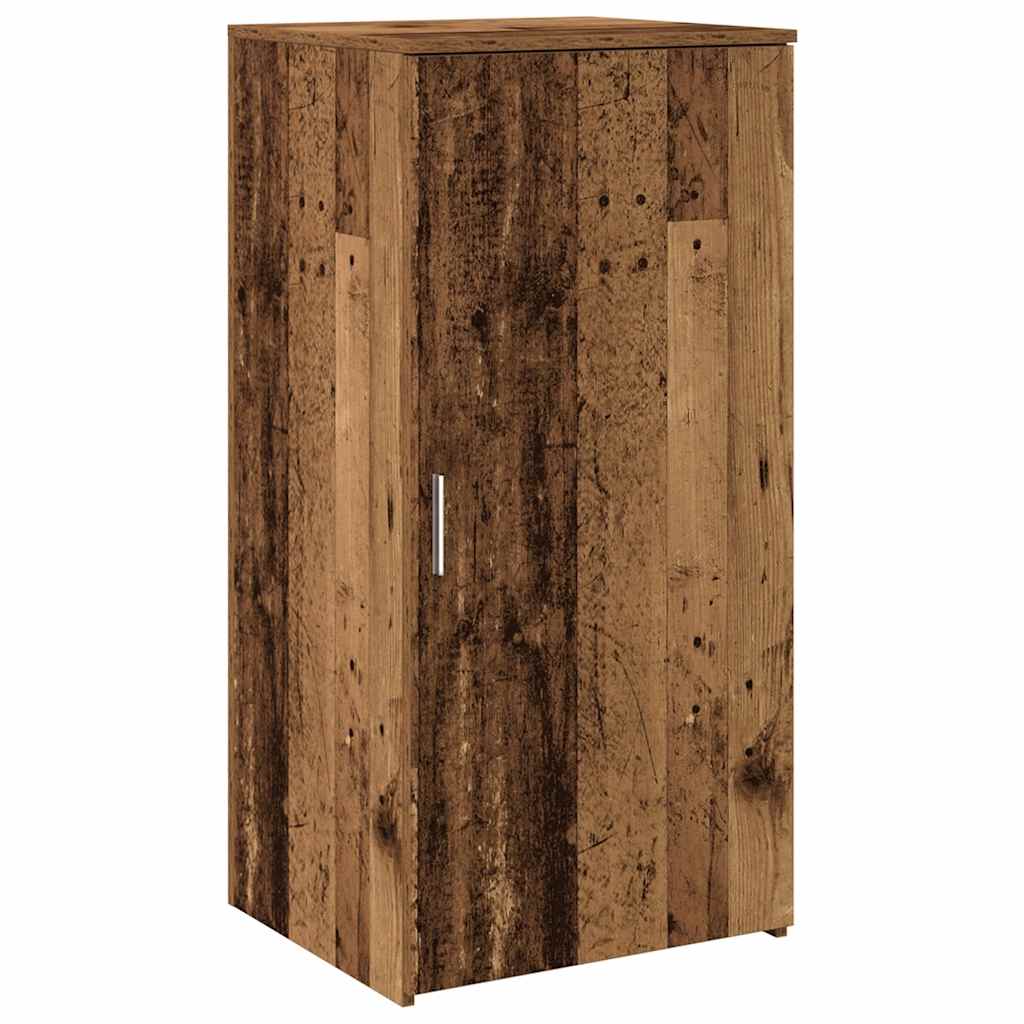 Bureau de réception vieux bois 155x50x103,5cm bois d'ingénierie