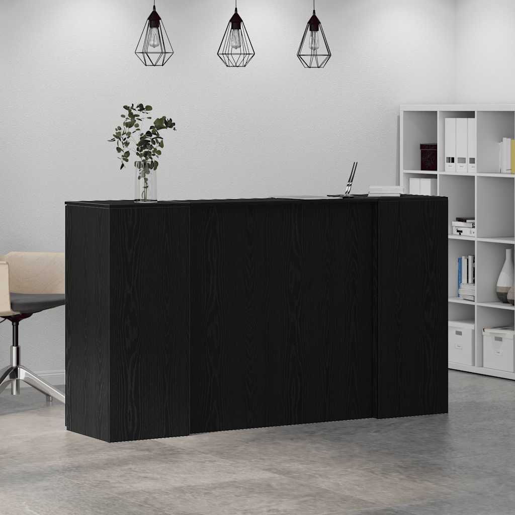 Bureau de réception Chêne noir 180 x 50 x 103,5 cm Bois d'ingénierie - XIOS