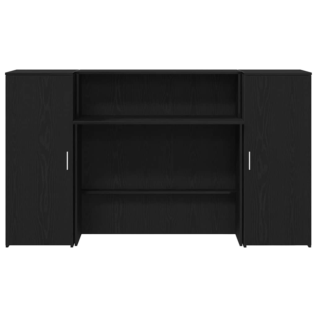 Bureau de réception Chêne noir 180 x 50 x 103,5 cm Bois d'ingénierie - XIOS