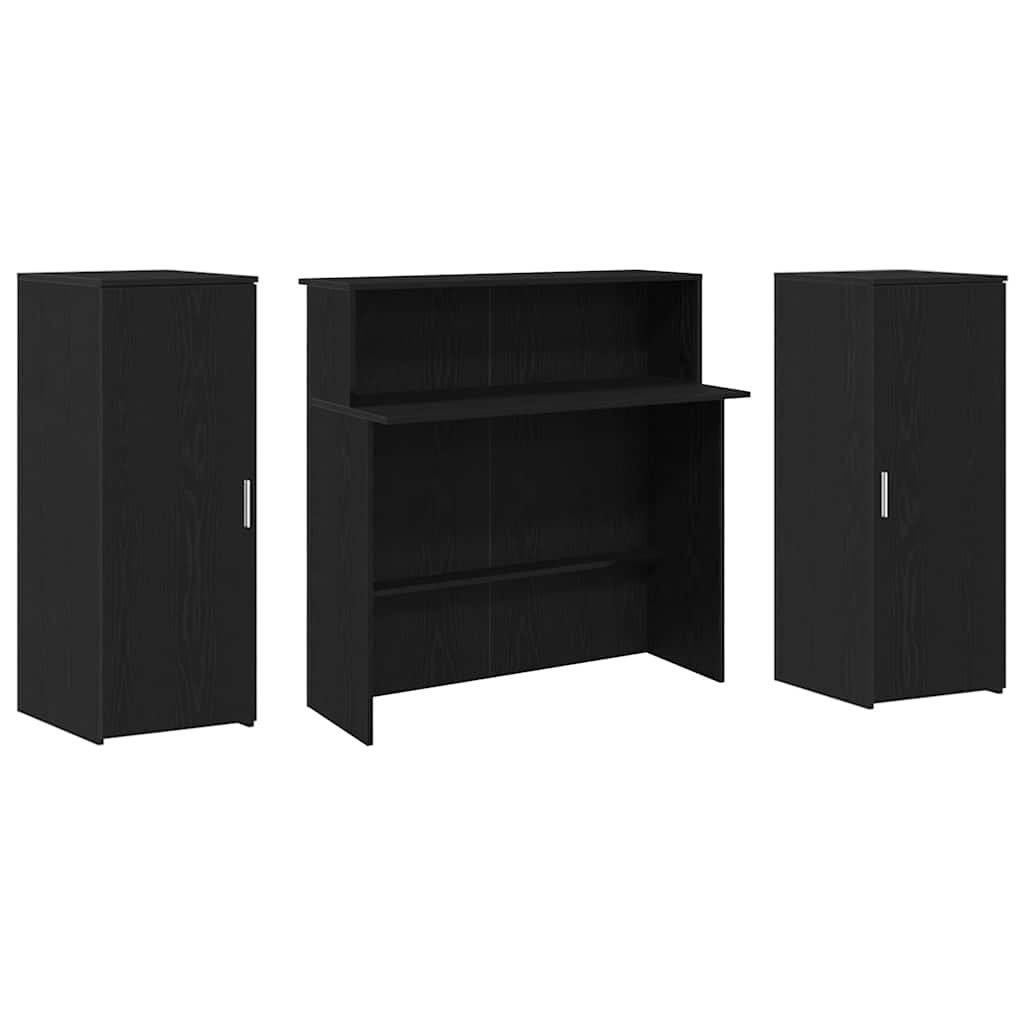 Bureau de réception Chêne noir 180 x 50 x 103,5 cm Bois d'ingénierie - XIOS