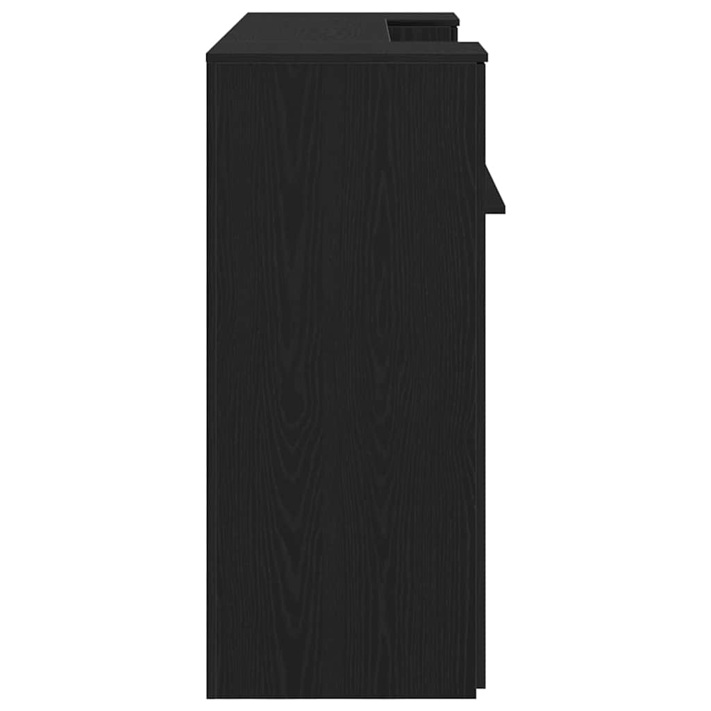 Bureau de réception Chêne noir 180 x 50 x 103,5 cm Bois d'ingénierie - XIOS