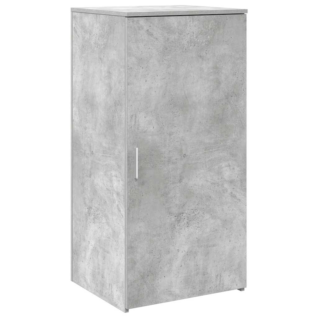 Bureau de réception gris béton 200x50x103,5cm bois d'ingénierie