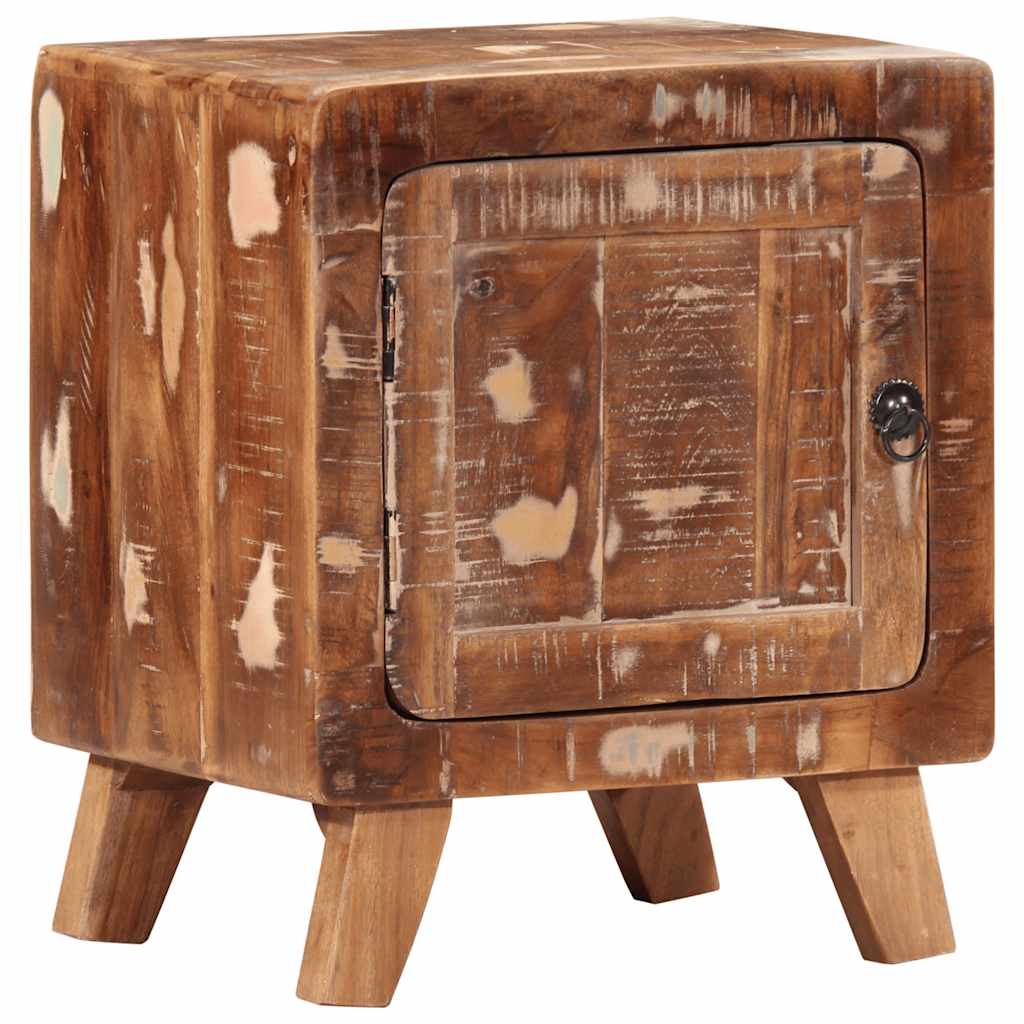 Table de chevet 40x32x46 cm bois massif de récupération - XIOS