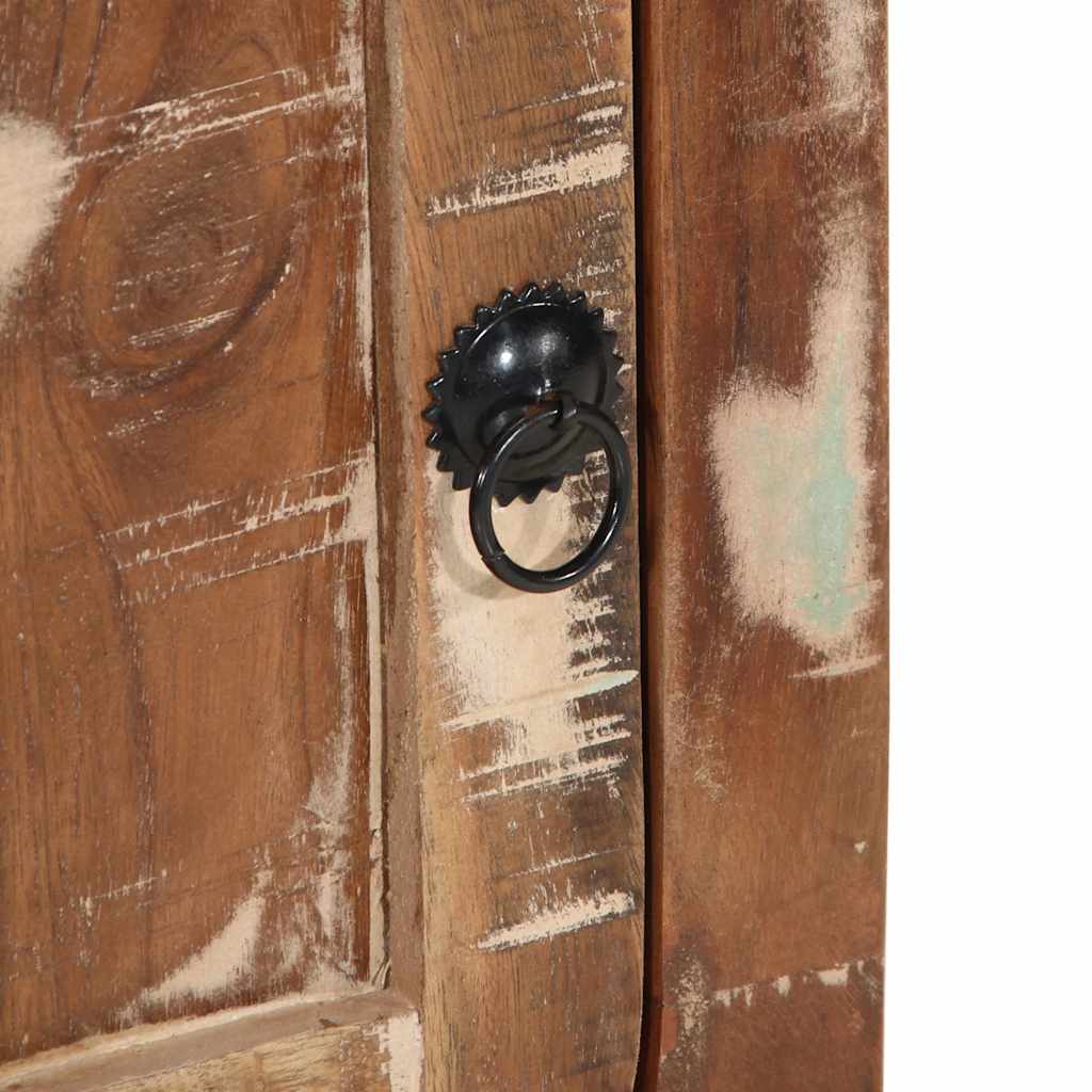 Table de chevet 40x32x46 cm bois massif de récupération - XIOS