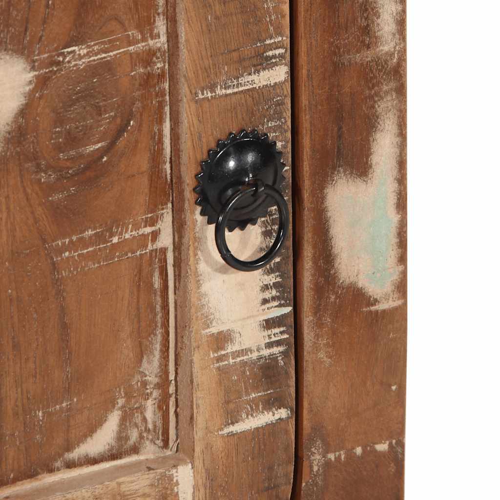 Table de chevet 2 pcs 40x32x46 cm bois massif de récupération - XIOS