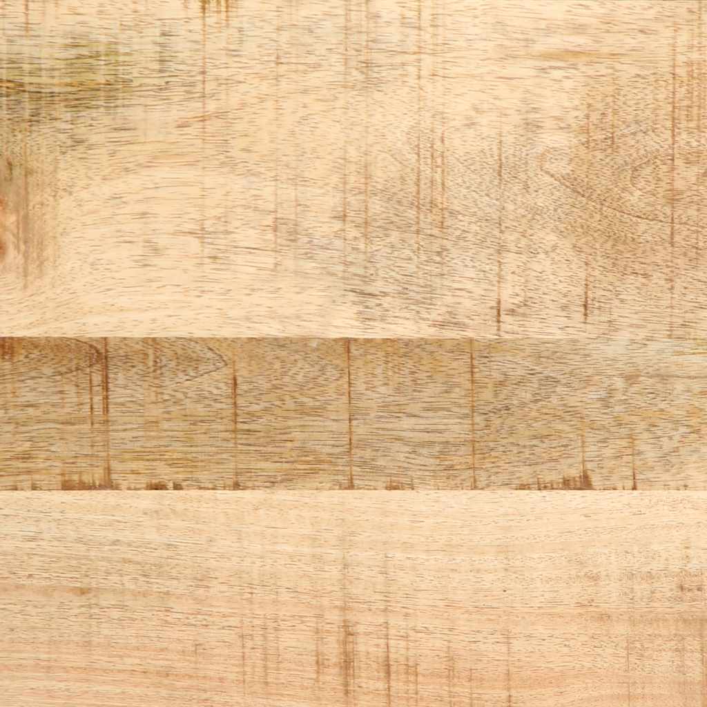 Table de chevet 2 pcs 40x32x46 cm bois massif de manguier brut - XIOS