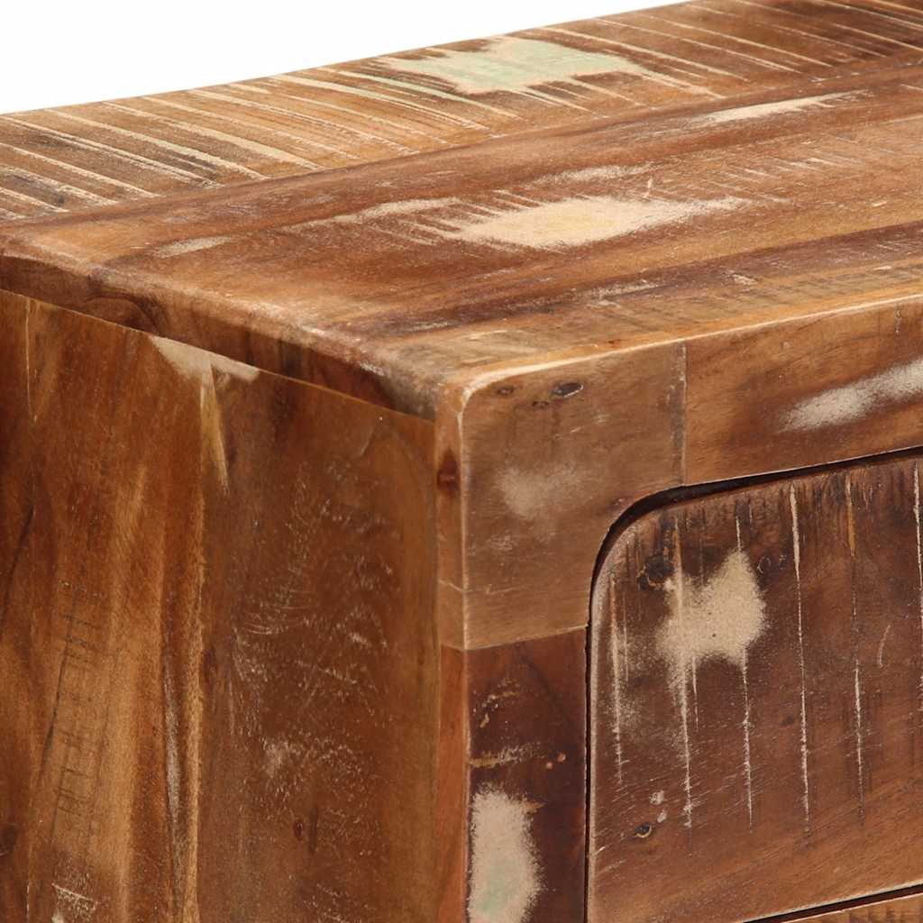 Table de chevet 40x32x46 cm bois massif de récupération - XIOS