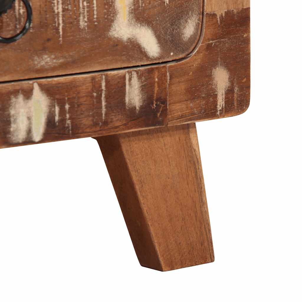 Table de chevet 40x32x46 cm bois massif de récupération - XIOS