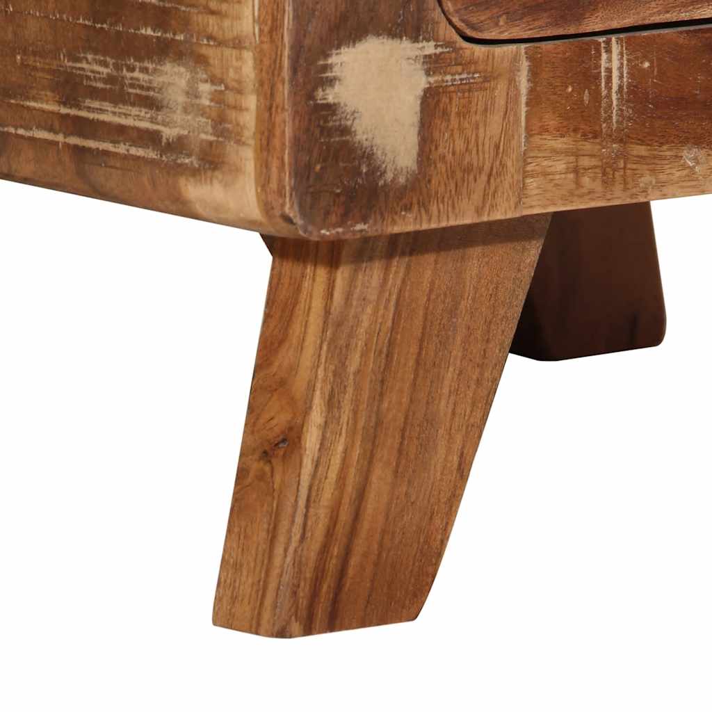 Table de chevet 2 pcs 37x32x50 cm bois massif de récupération - XIOS