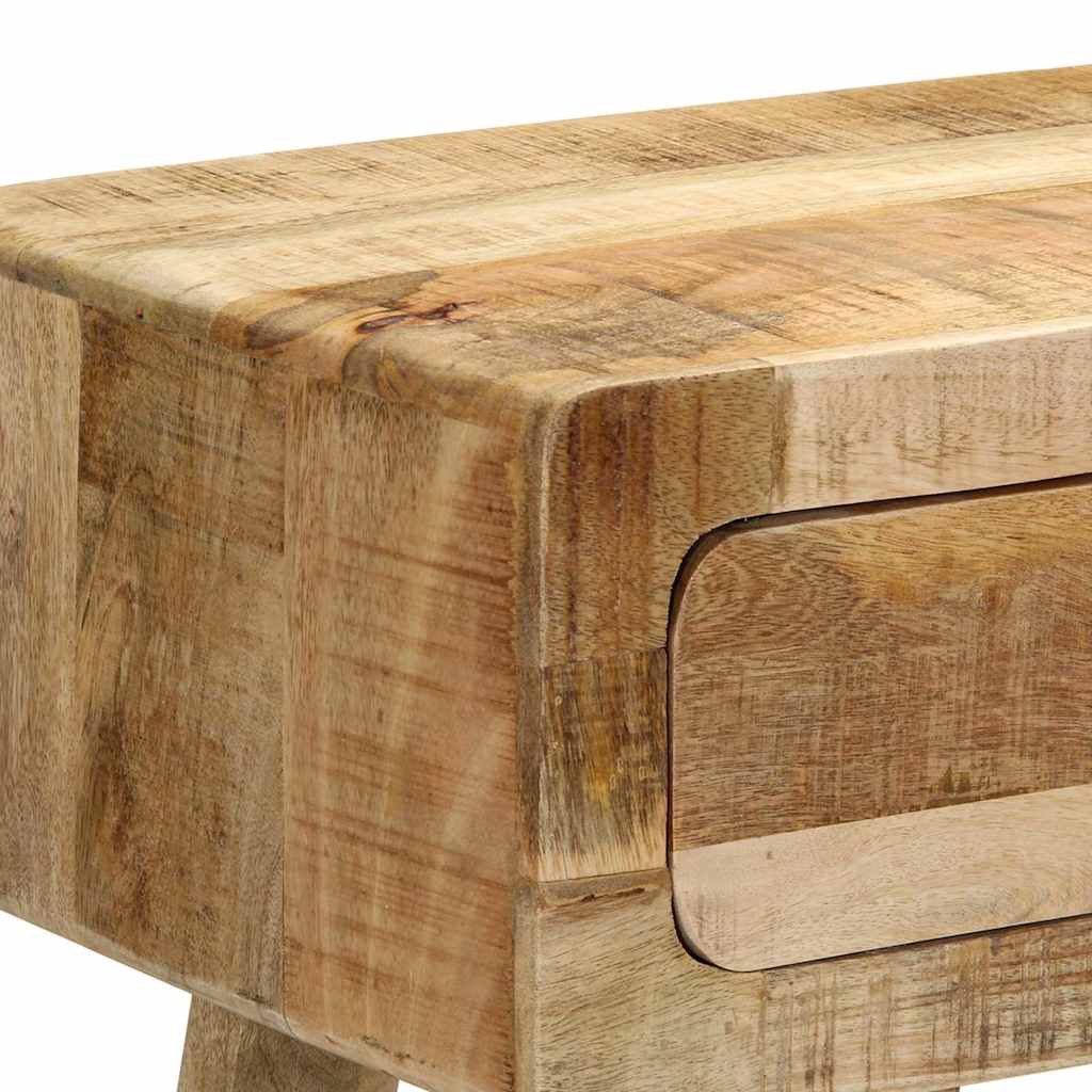 Table console 90x32x75 cm bois massif de manguier brut - XIOS