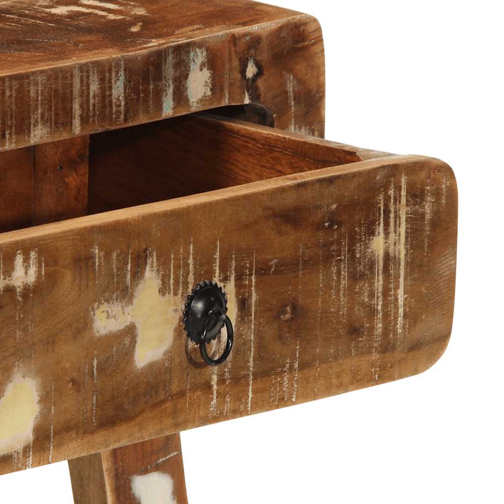 Table console 90x32x75 cm bois massif de récupération - XIOS