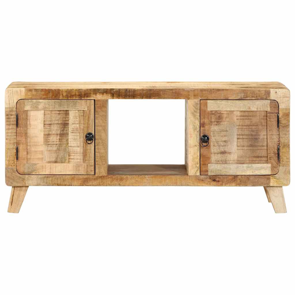 Meuble TV 105x46x32 cm bois massif de manguier brut - XIOS
