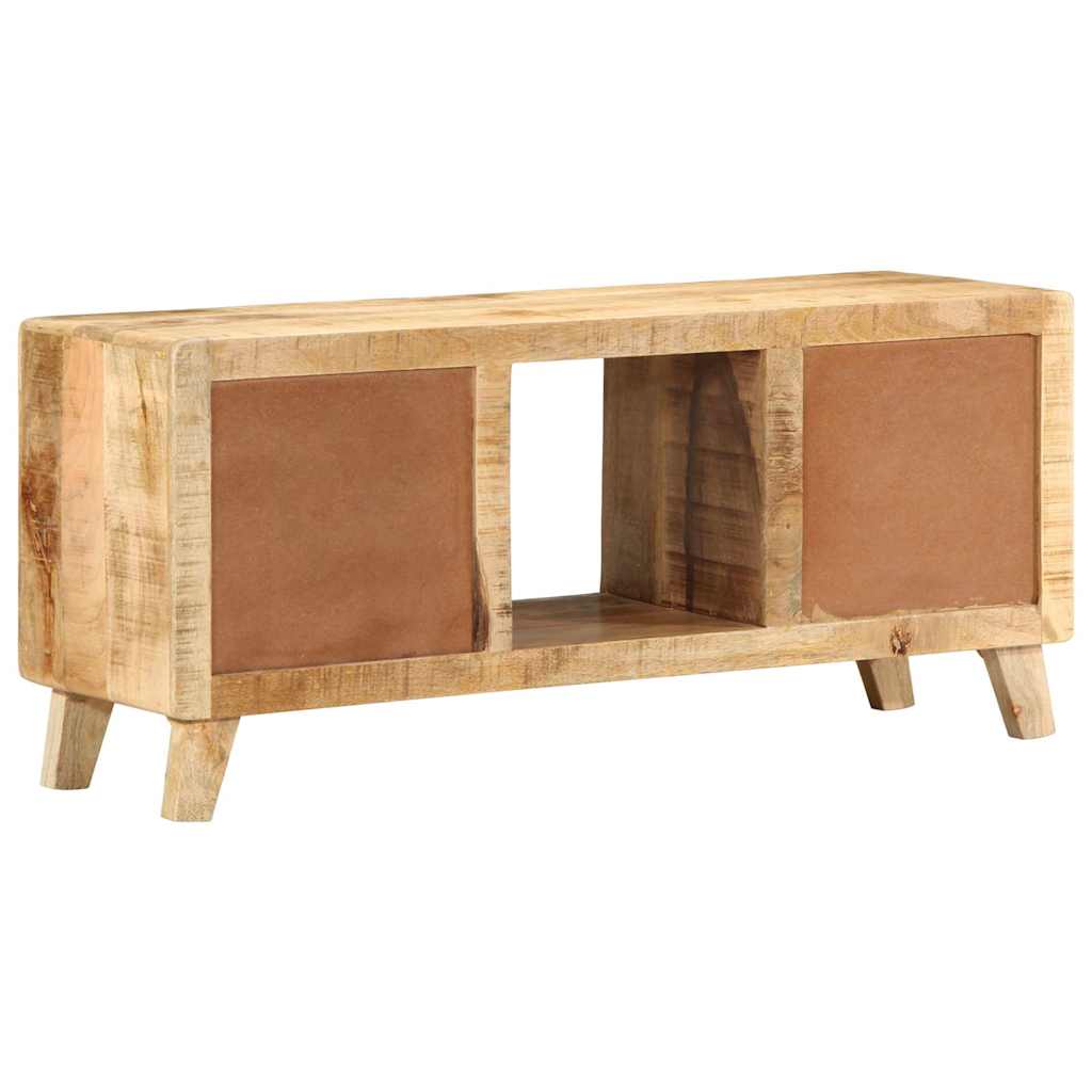 Meuble TV 105x46x32 cm bois massif de manguier brut - XIOS