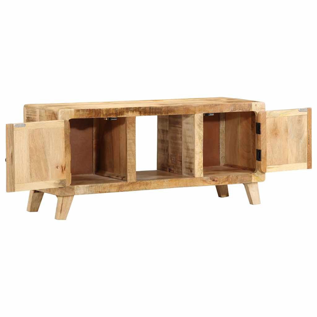 Meuble TV 105x46x32 cm bois massif de manguier brut - XIOS