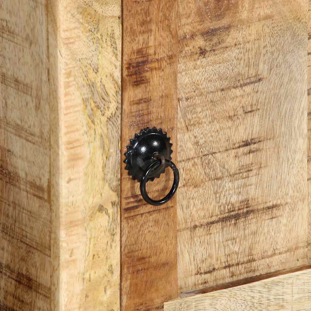 Meuble TV 105x46x32 cm bois massif de manguier brut - XIOS