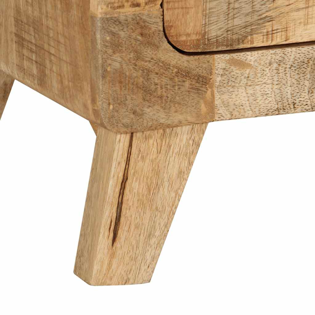 Meuble TV 105x46x32 cm bois massif de manguier brut - XIOS