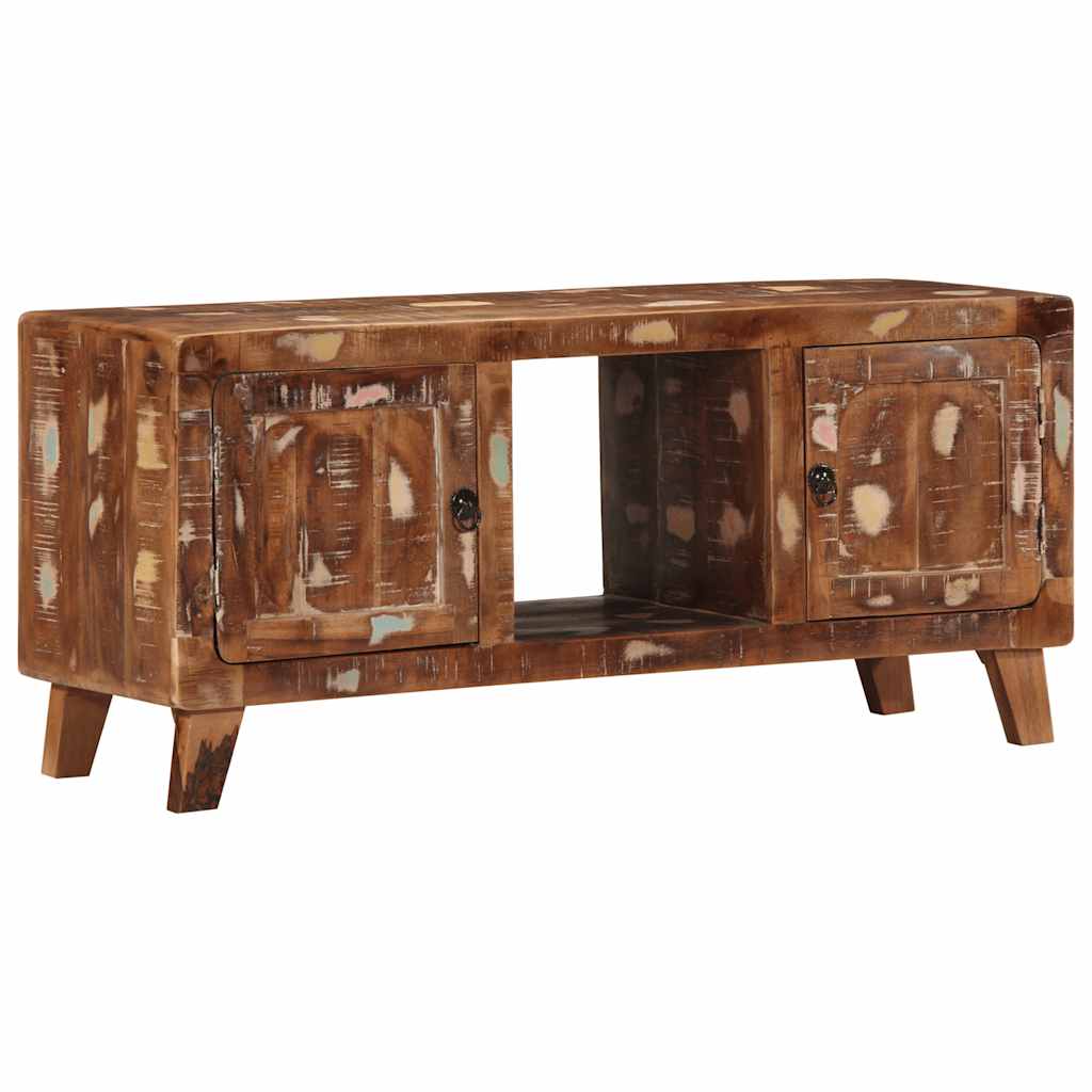 Meuble TV 105x46x32 cm Bois massif de récupération - XIOS