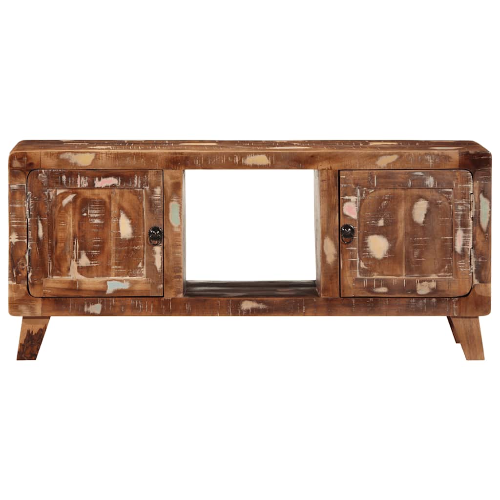 Meuble TV 105x46x32 cm Bois massif de récupération - XIOS