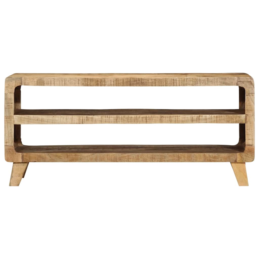 Meuble TV 105x46x32 cm bois massif de manguier brut - XIOS
