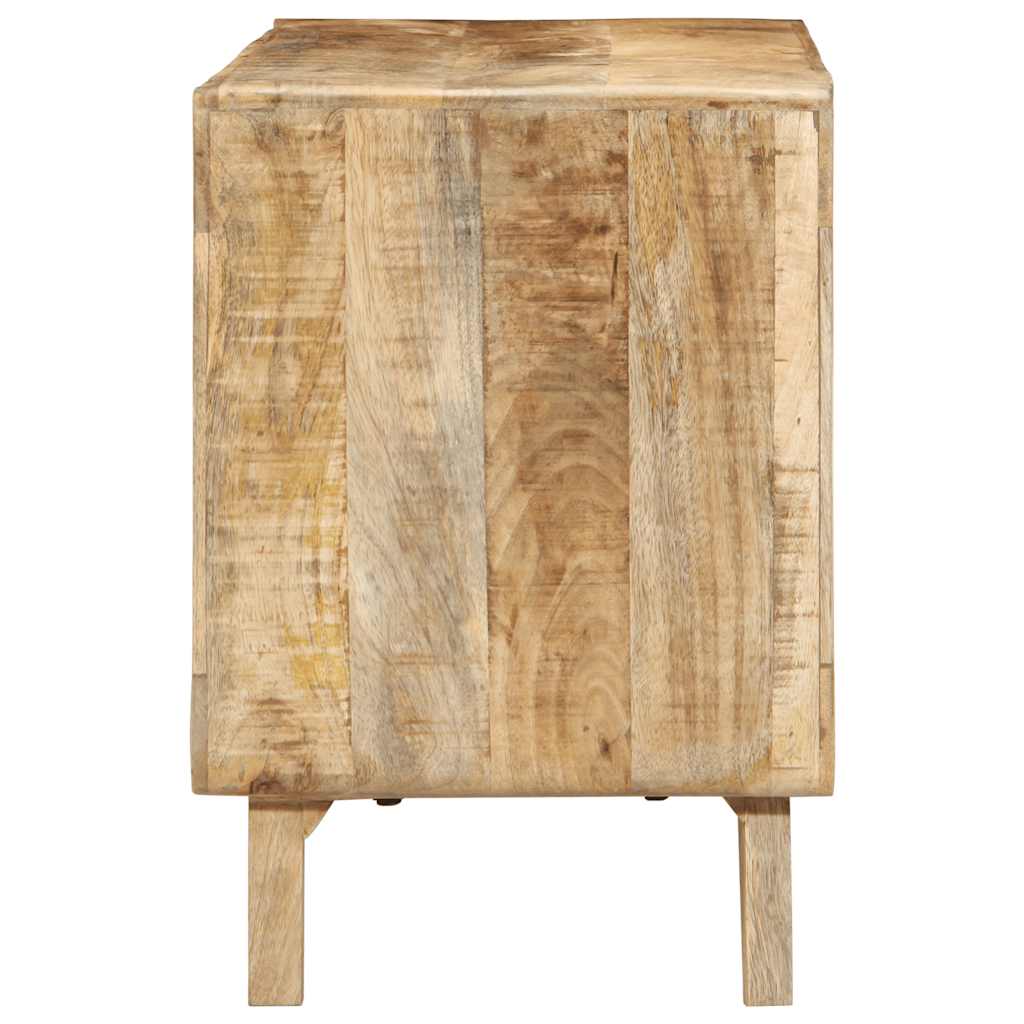 Meuble TV 105x46x32 cm bois massif de manguier brut - XIOS