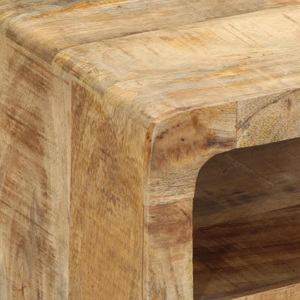 Meuble TV 105x46x32 cm bois massif de manguier brut - XIOS