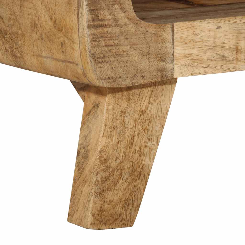 Meuble TV 105x46x32 cm bois massif de manguier brut - XIOS
