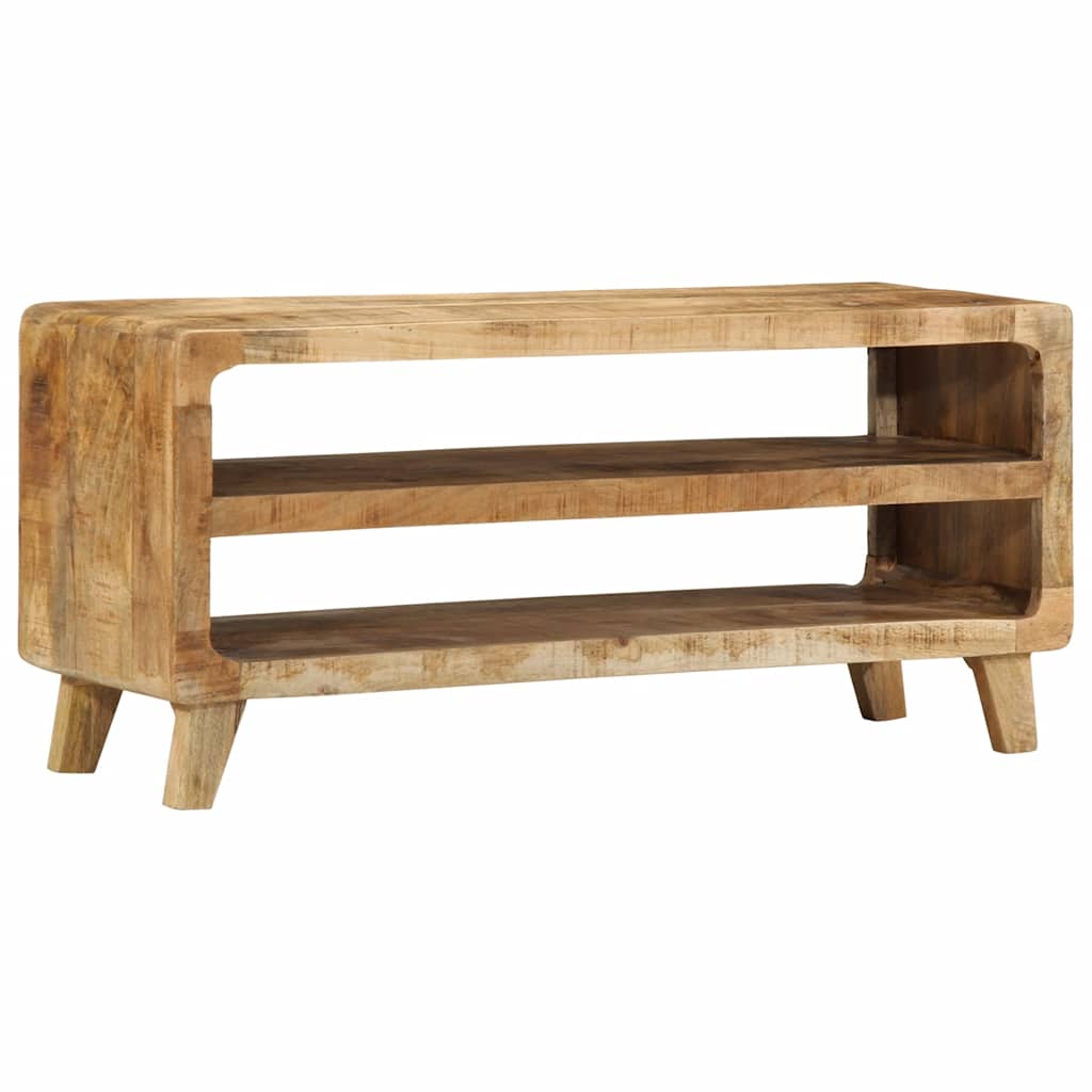 Meuble TV 105x46x32 cm bois massif de manguier brut - XIOS