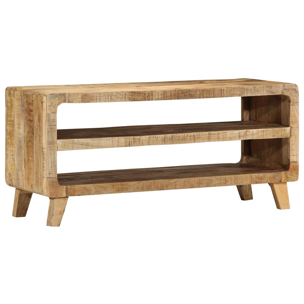 Meuble TV 105x46x32 cm bois massif de manguier brut - XIOS