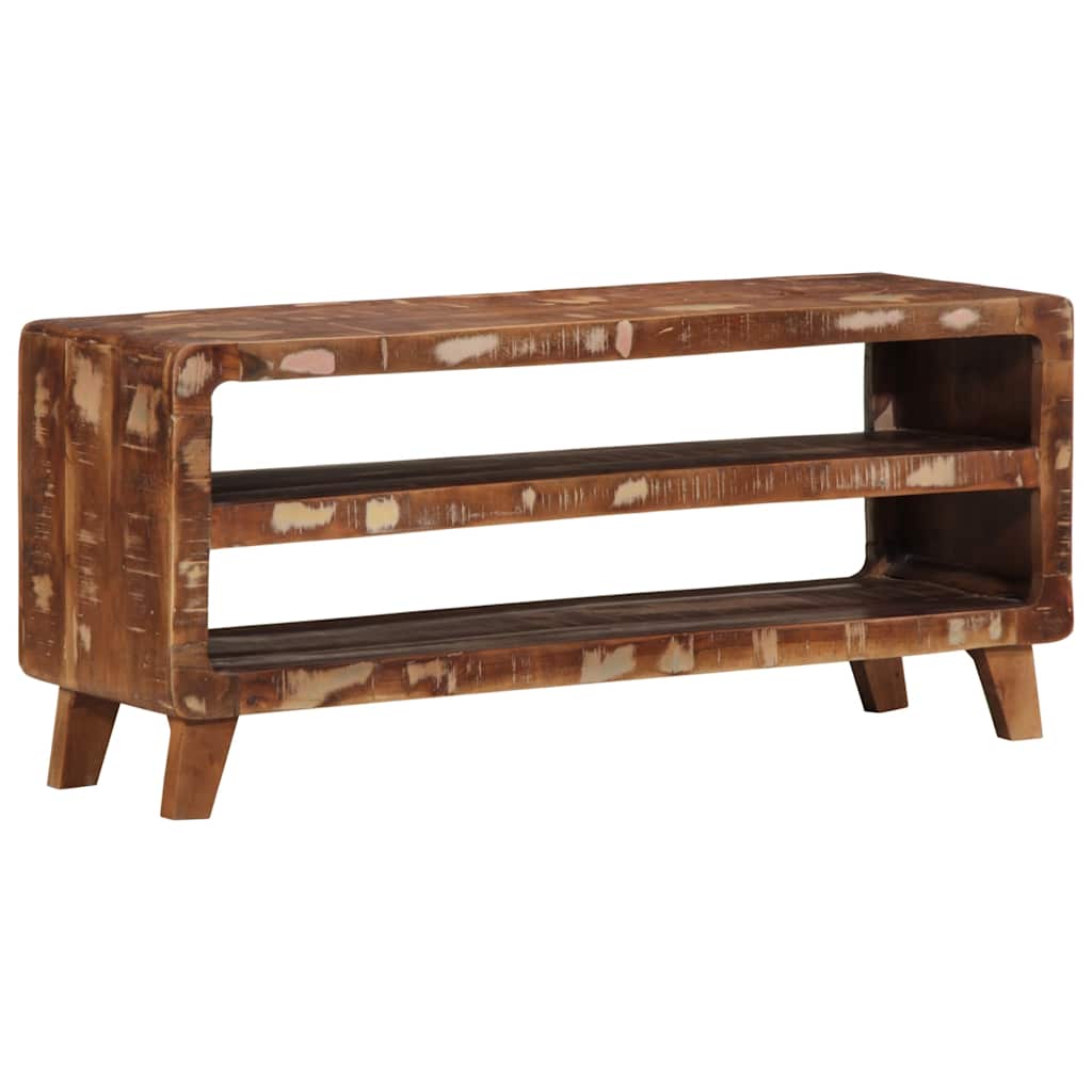 Meuble TV 105x46x32 cm Bois massif de récupération - XIOS